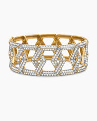 Carlyle™ Bracelet in 18K Yellow Gold with Diamonds, 24mm