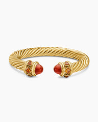 Renaissance® Cablespira Bracelet in 18K Yellow Gold with Carnelian and Madeira Citrine, 9mm