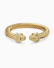 Renaissance® Cablespira Bracelet in 18K Yellow Gold with Diamonds, 9mm