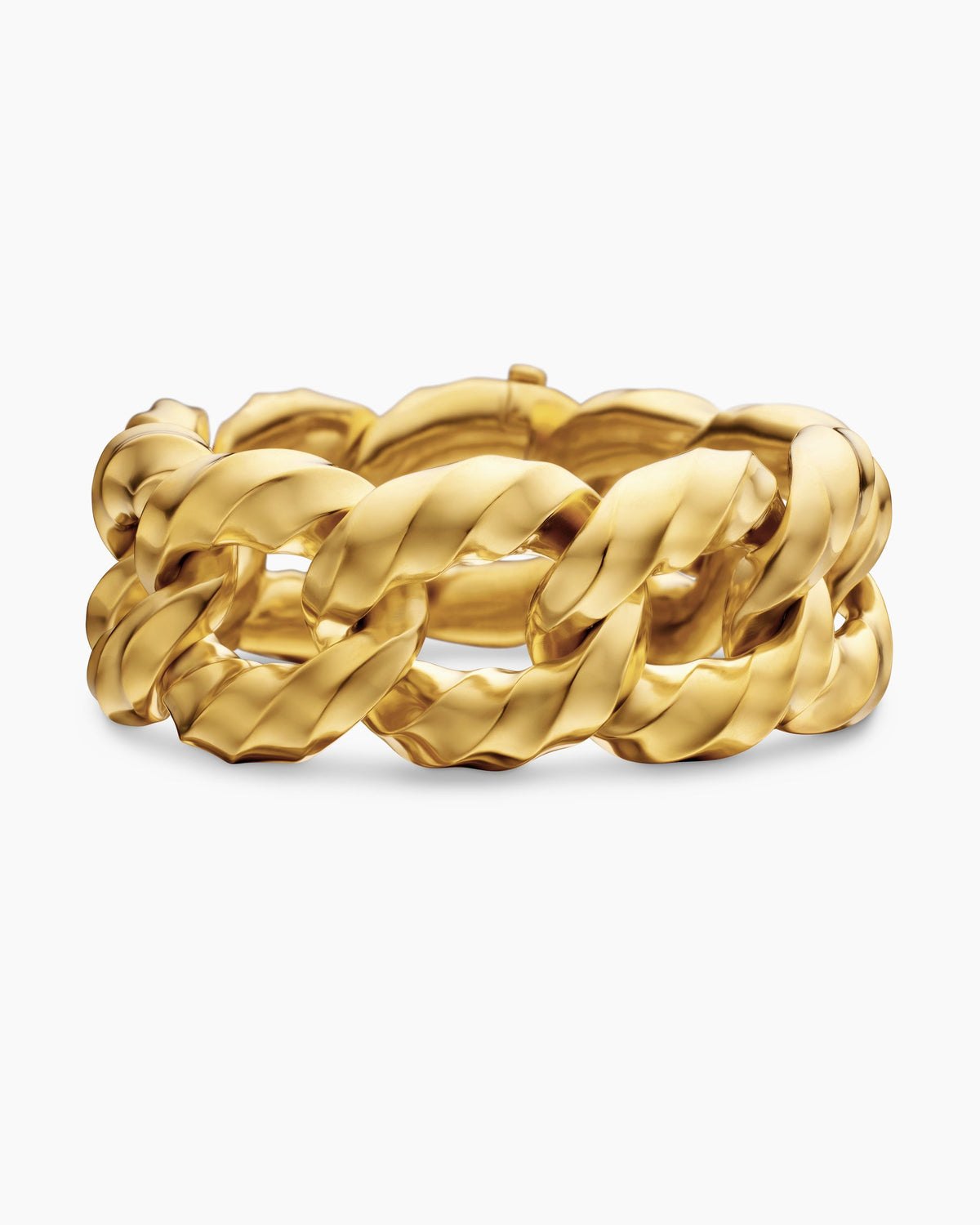 Cable Edge® Curb Chain Bracelet in 18K Yellow Gold, 23mm