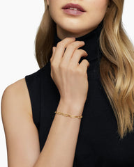 DY Madison® Chain Bracelet in 18K Yellow Gold, 4mm