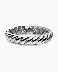 Sculpted Cable Bracelet in Sterling Silver, 14mm