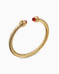 Renaissance® Cablespira Bracelet in 18K Yellow Gold with Carnelian and Citrine, 5mm