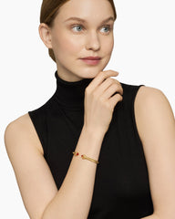 Renaissance® Cablespira Bracelet in 18K Yellow Gold with Carnelian and Citrine, 5mm