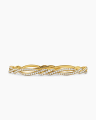 Wisteria® Bangle Bracelet in 18K Yellow Gold with Diamonds, 5.4mm