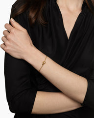 Sculpted Cable Chain Bracelet in 18K Yellow Gold, 8mm