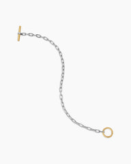 DY Madison® Toggle Chain Bracelet in Sterling Silver with 18K Yellow Gold, 3mm