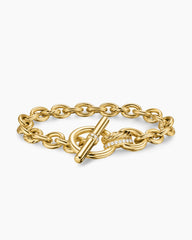 DY Mercer® Toggle Chain Bracelet in 18K Yellow Gold with Diamonds, 8mm