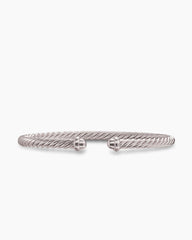 Classic Cable Bracelet in Sand Aluminum, 4mm