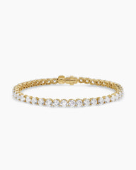 Tennis Bracelet in 18K Yellow Gold with Diamonds, 4mm
