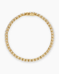 Tennis Bracelet in 18K Yellow Gold with Diamonds, 3.8mm