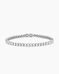 Tennis Bracelet in 18K White Gold with Diamonds, 3.8mm
