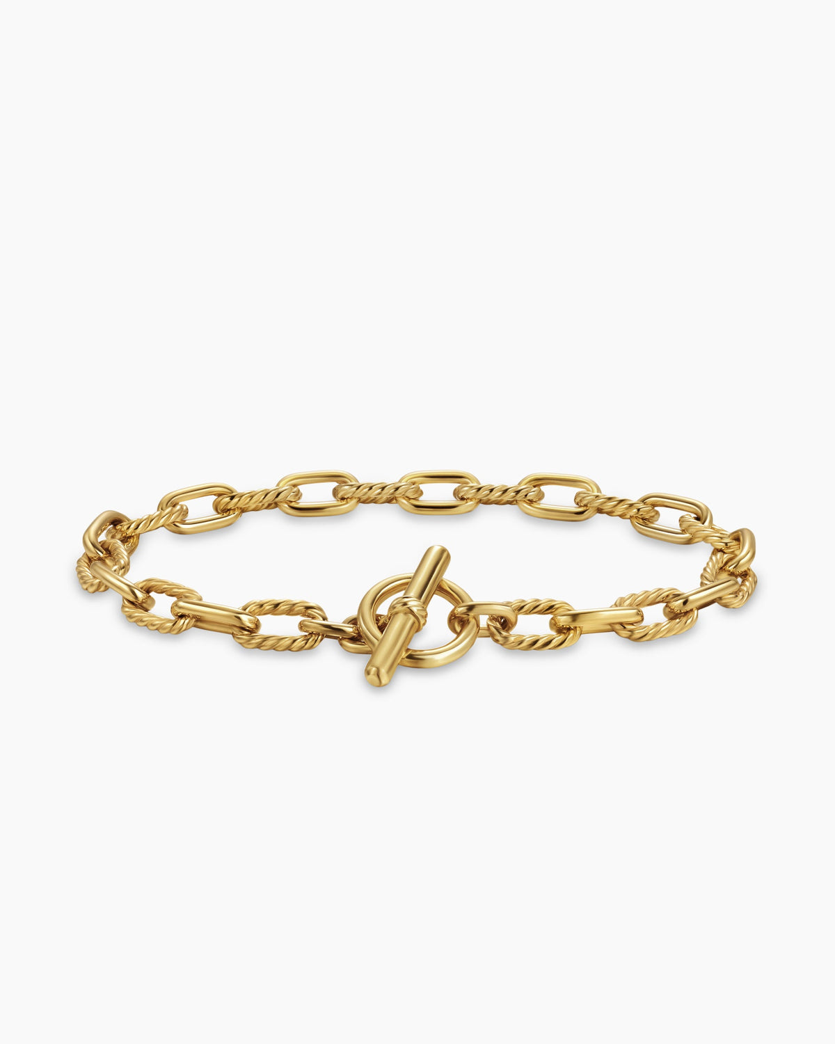 DY Madison® Toggle Chain Bracelet in 18K Yellow Gold, 5.5mm