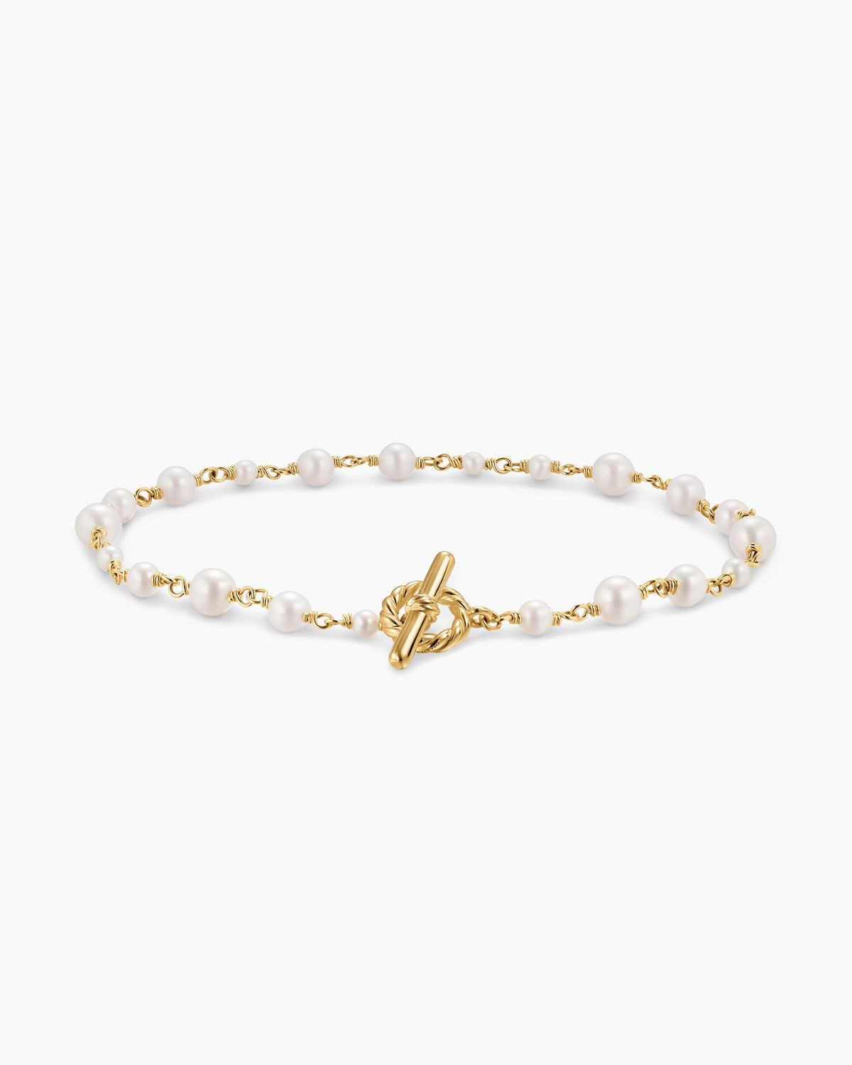 Pearl Classics Toggle Chain Bracelet in 18K Yellow Gold, 4.5mm