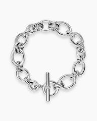 DY Mercer® Chain Bracelet in Sterling Silver with Diamonds, 8mm