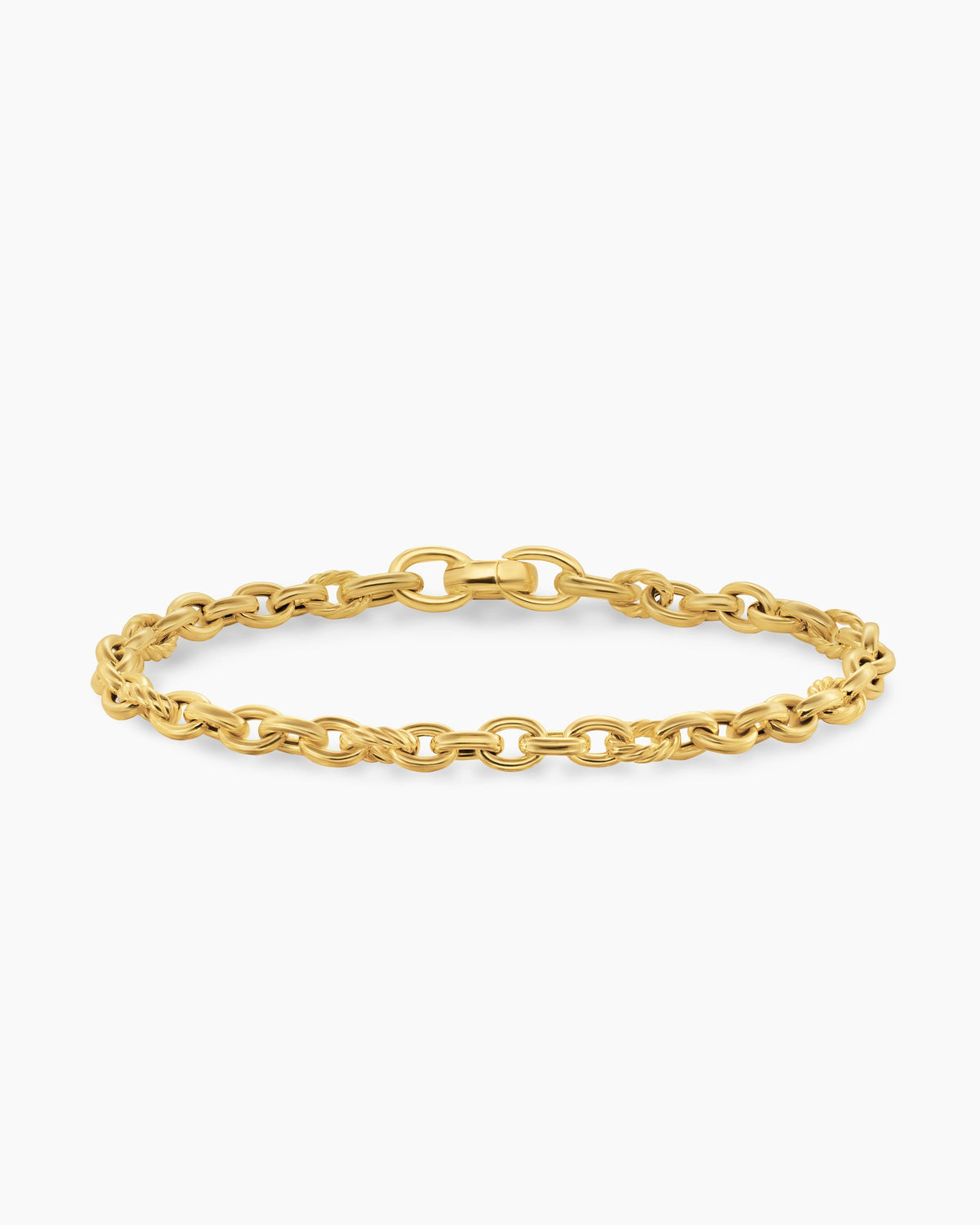 DY Mercer® Petite Chain Bracelet in 18K Yellow Gold, 4.5mm