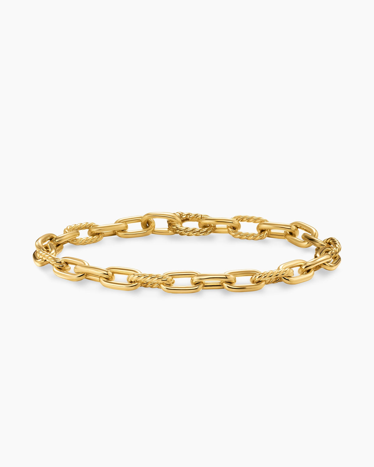 DY Madison® Chain Bracelet in 18K Yellow Gold, 6mm