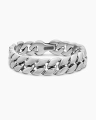 Curb Chain Bracelet in Sterling Silver, 14.5mm