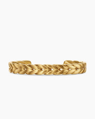 Chevron Cuff Bracelet in 18K Yellow Gold, 9mm