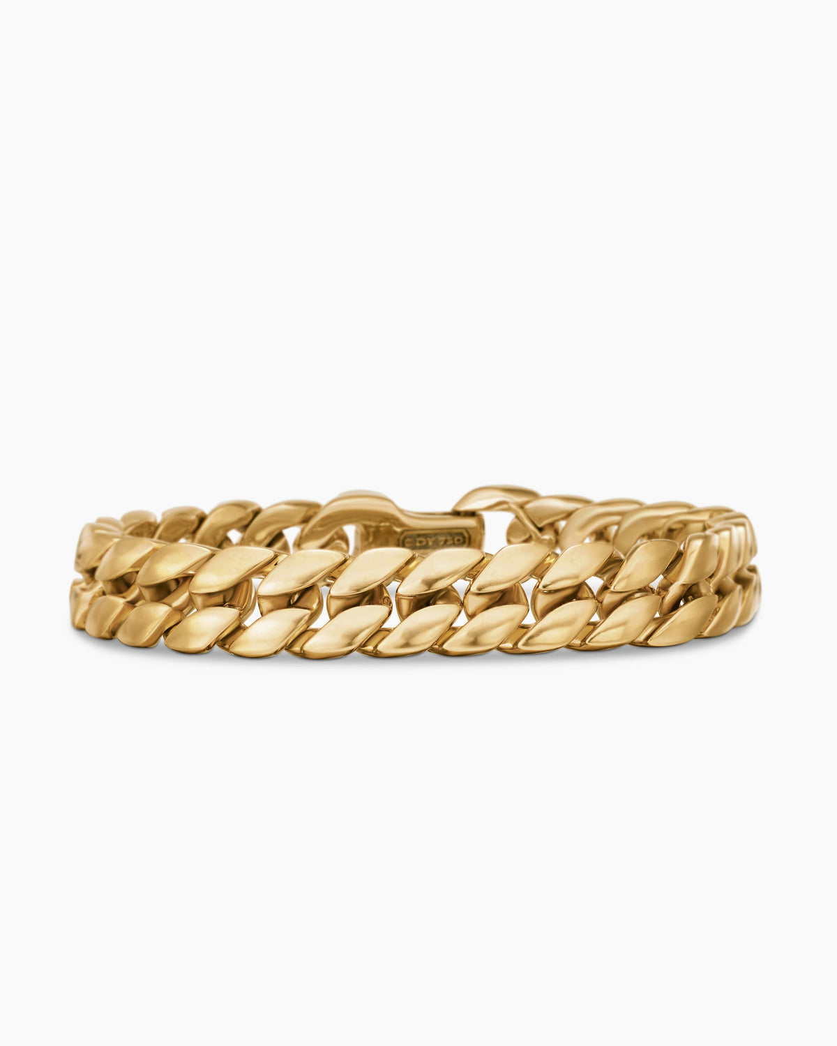 Curb Chain Bracelet in 18K Yellow Gold, 11.5mm