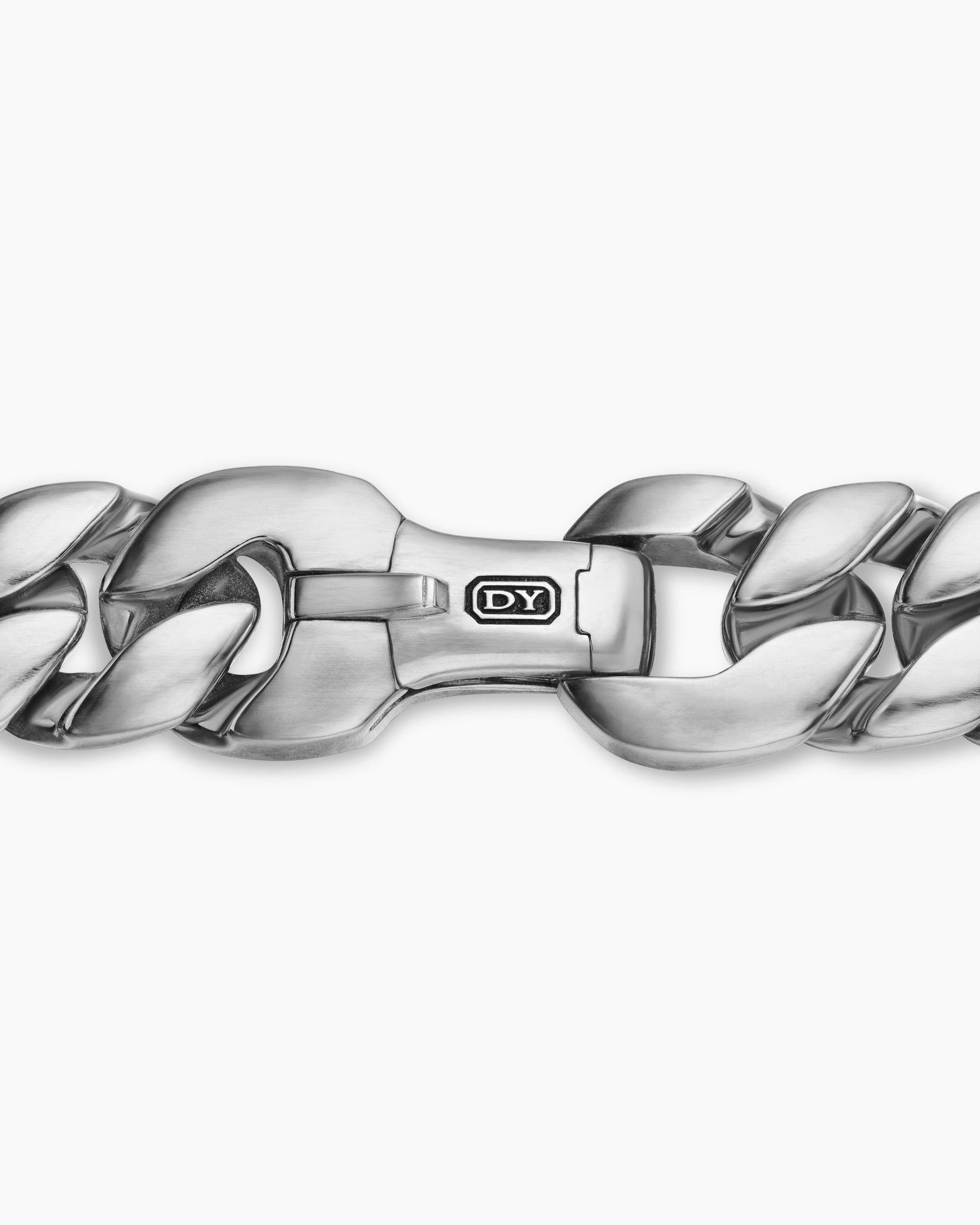 Curb Chain Bracelet in Sterling Silver, 11.5mm