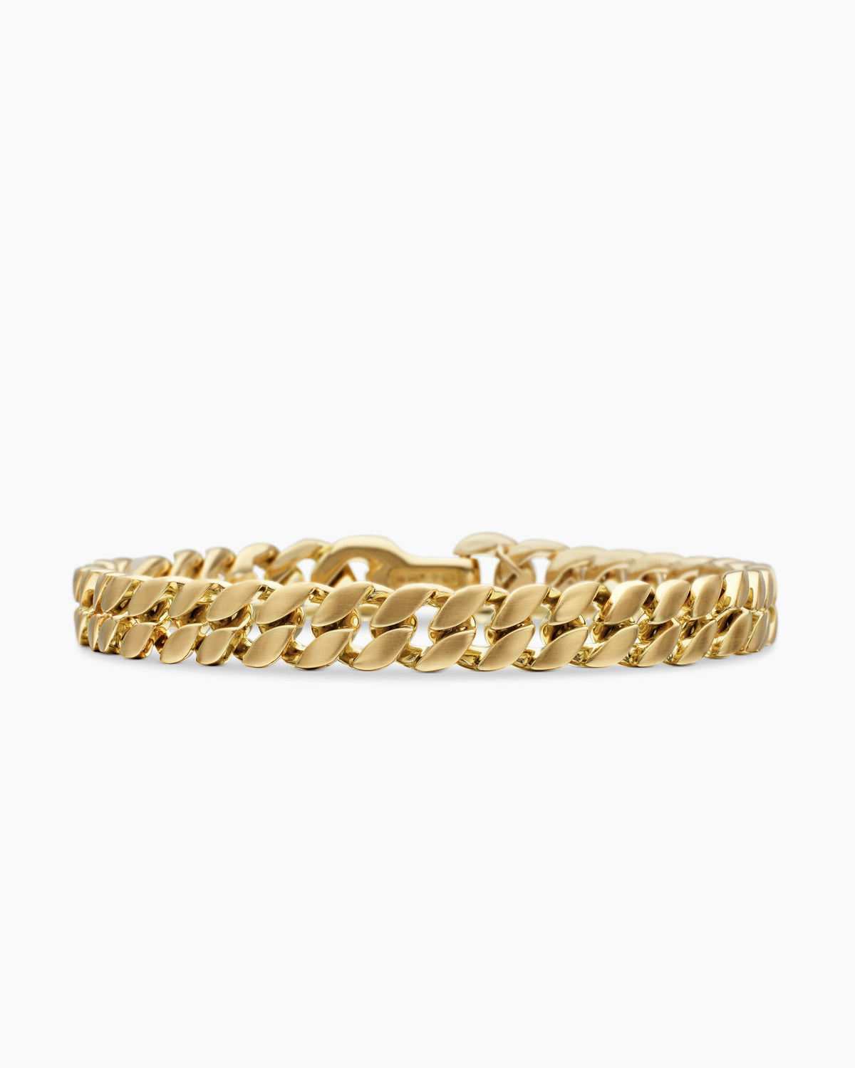 Curb Chain Bracelet in 18K Yellow Gold, 8mm