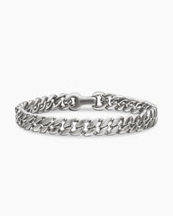 Curb Chain Bracelet in Sterling Silver, 8mm