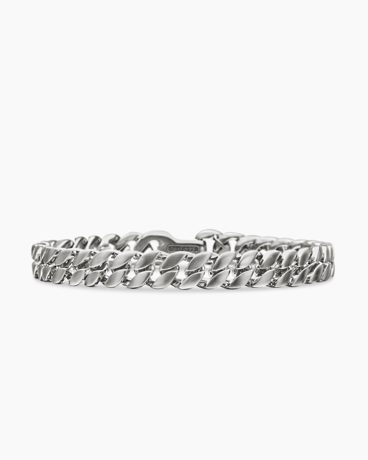 Curb Chain Bracelet in Sterling Silver, 8mm
