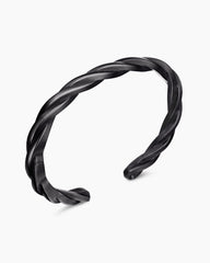 DY Helios™ Cuff Bracelet in Black Titanium, 6mm