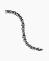 Streamline® Link Bracelet in Sterling Silver with Black Diamonds, 7.5mm
