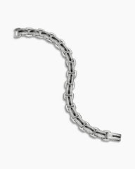 Streamline® Link Bracelet in Sterling Silver with Diamonds, 7.5mm