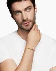 Armory® Chain Bracelet in 18K Yellow Gold, 4mm