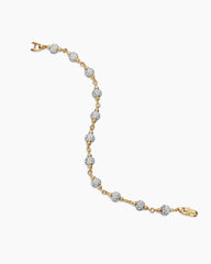 Spiritual Beads Bracelet in 18K Yellow Gold with Diamonds, 6mm