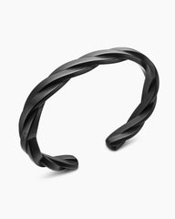DY Helios™ Cuff Bracelet in Black Titanium, 9mm