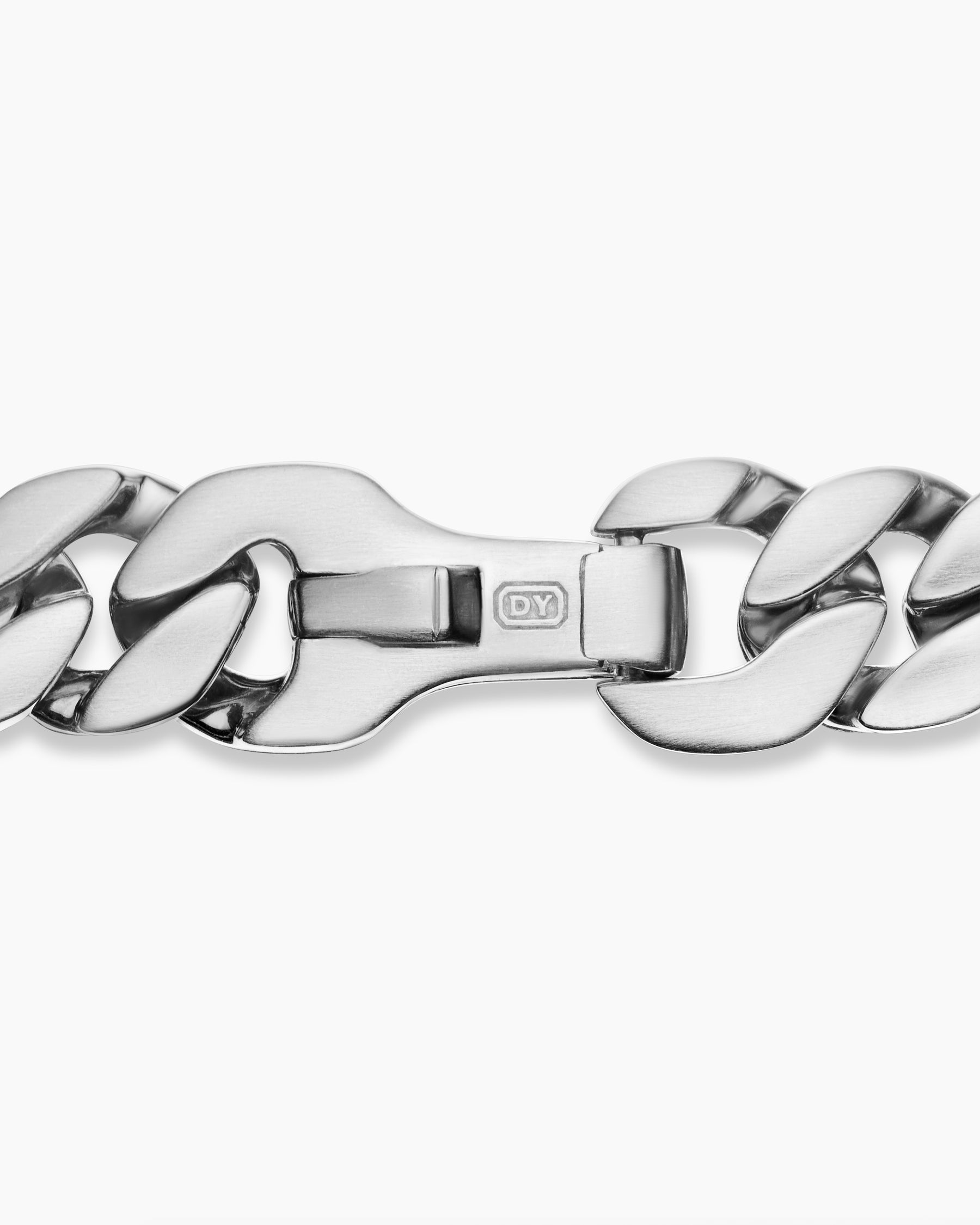 Curb Chain Bracelet in Sterling Silver, 6mm