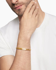 Streamline® ID Bracelet in 18K Yellow Gold, 6.8mm