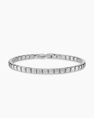 Spiritual Beads Tile Bracelet in 18K White Gold, 4.7mm