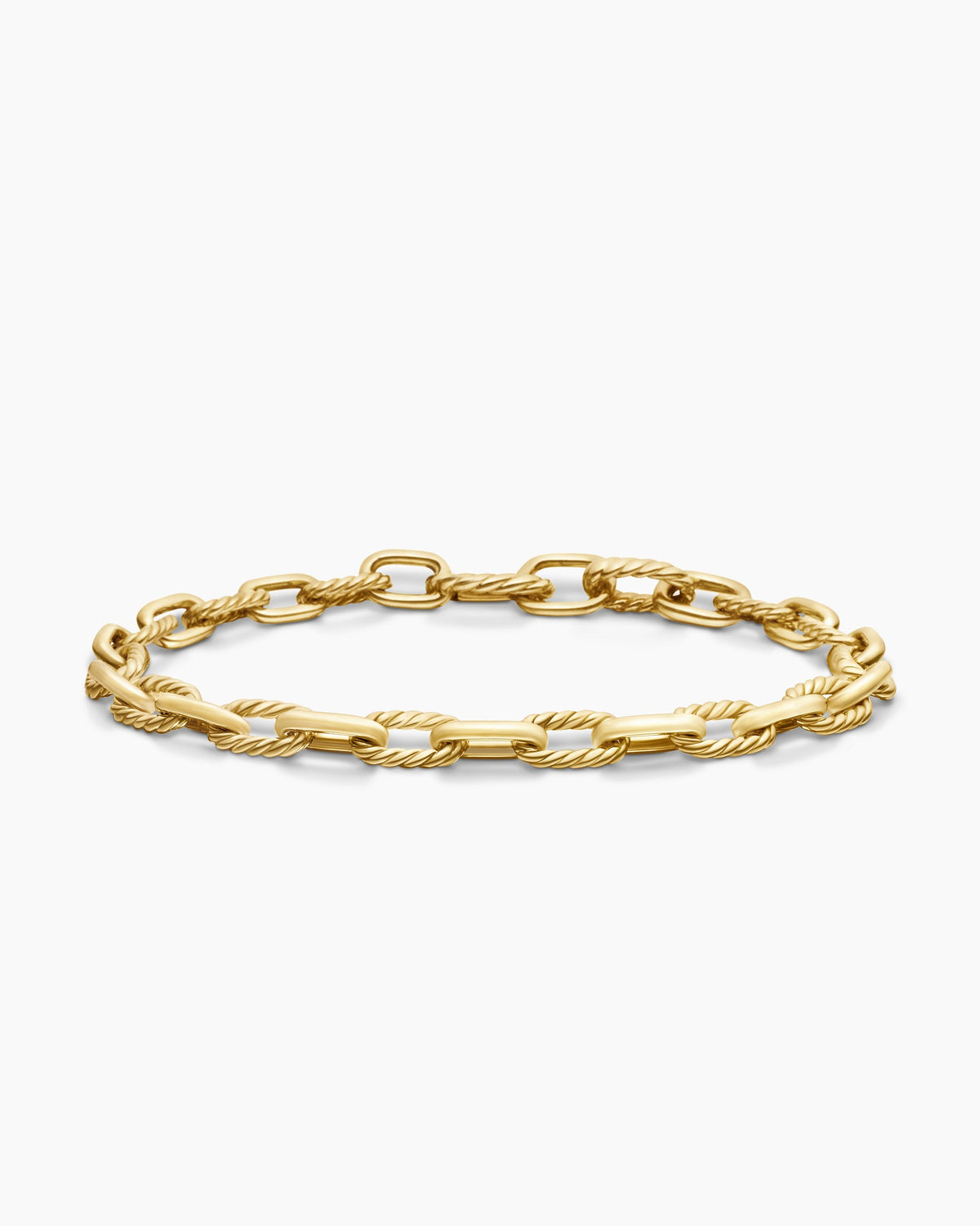 DY Madison® Chain Bracelet in 18K Yellow Gold, 6mm