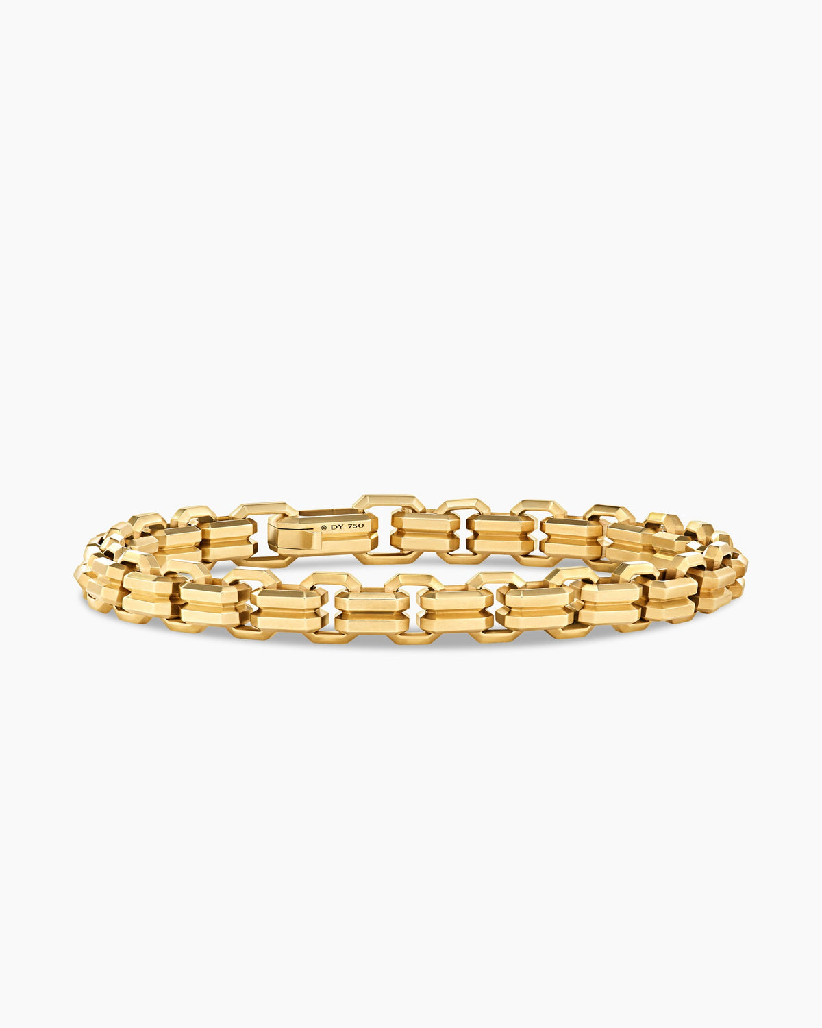 Streamline® Double Link Bracelet in 18K Yellow Gold, 8mm