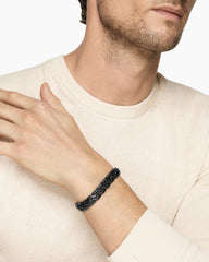 Curb Chain Angular Link Bracelet in Black Titanium, 11.5mm