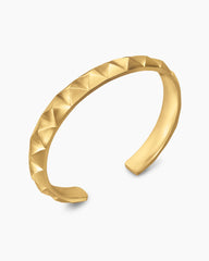 Pyramid Cuff Bracelet in 18K Yellow Gold, 9.3mm