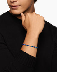 Spiritual Beads Bracelet in 18K Yellow Gold with Lapis and Turquoise, 4mm