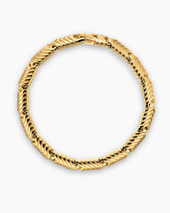 Chevron Link Bracelet in 18K Yellow Gold, 7.6mm