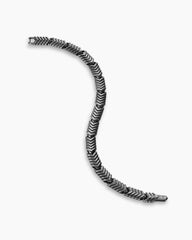 Chevron Link Bracelet in Titanium, 7.6mm