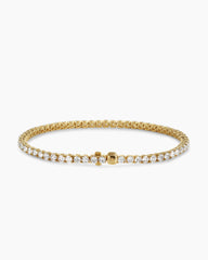 Tennis Bracelet in 18K Yellow Gold with Diamonds, 3mm