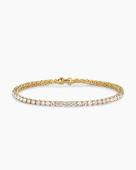 Tennis Bracelet in 18K Yellow Gold with Diamonds, 3mm