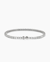 Tennis Bracelet in 18K White Gold with Diamonds, 3mm