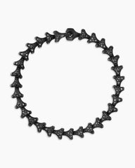 Armory® Link Bracelet in Black Titanium with Black Diamonds, 7.5mm