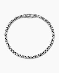 Box Chain Bracelet in Sterling Silver, 3.6mm
