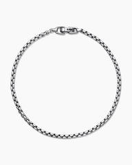 Box Chain Bracelet in Sterling Silver, 2.7mm